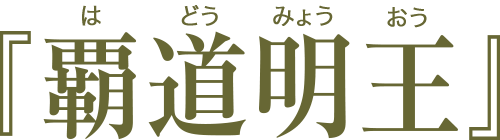 『覇道も明王』【はどうみょうおう】 14th アルバム